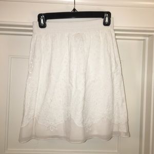 White Lace Skirt